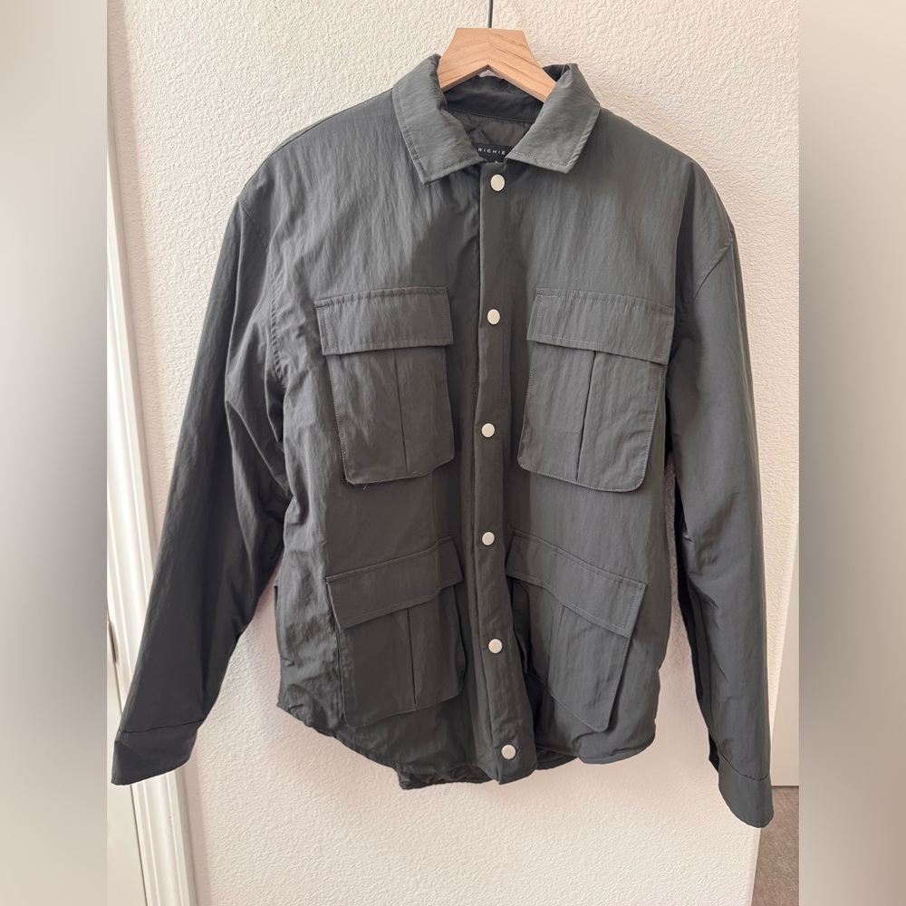 Men's Dark Gray Utility Jacket